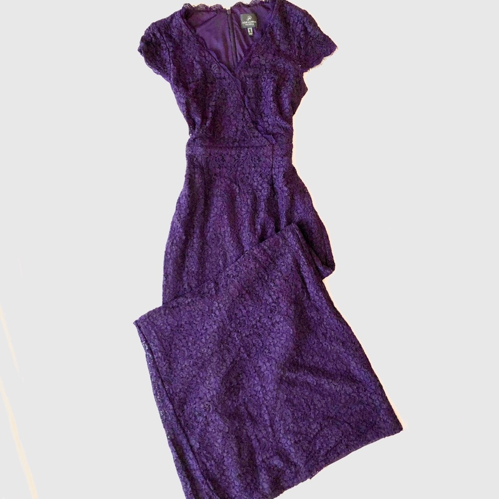 Purple Lace Gown